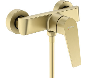 Monomando de ducha con kit Oro Cepillado Kloe